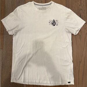 Men's Volcom White Graphic T-Shirt